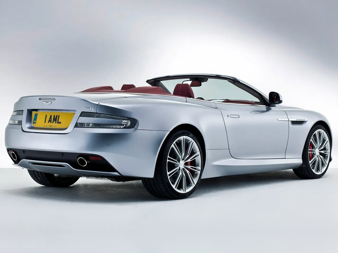 Aston Martin DB9 Volante (2013) - Rear Three-Quarter