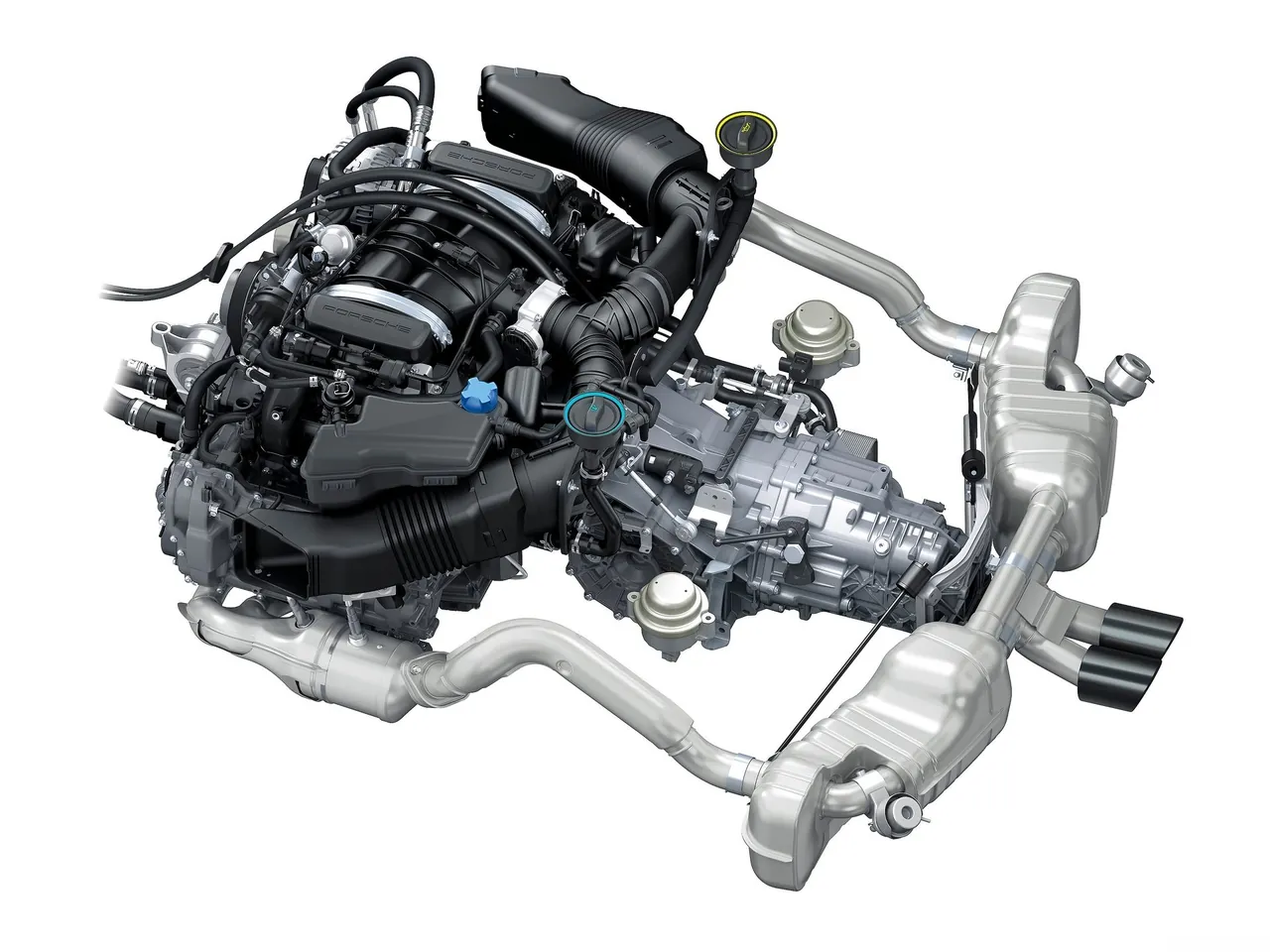 Porsche Boxster Spyder (2016) - Engine