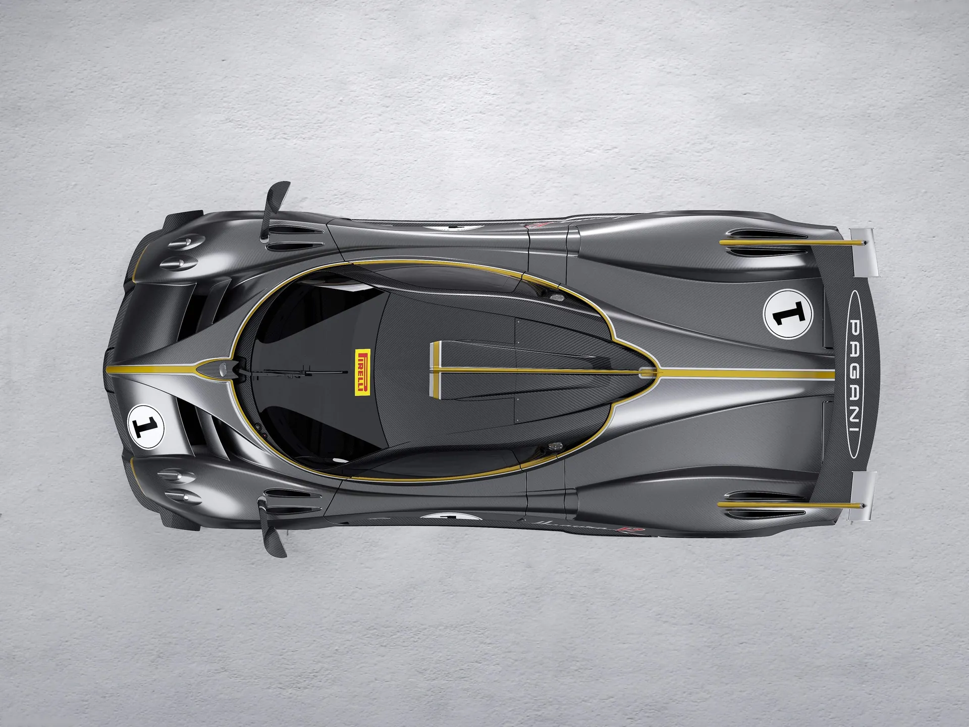 Pagani Huayra R (2021) – pohled shora
