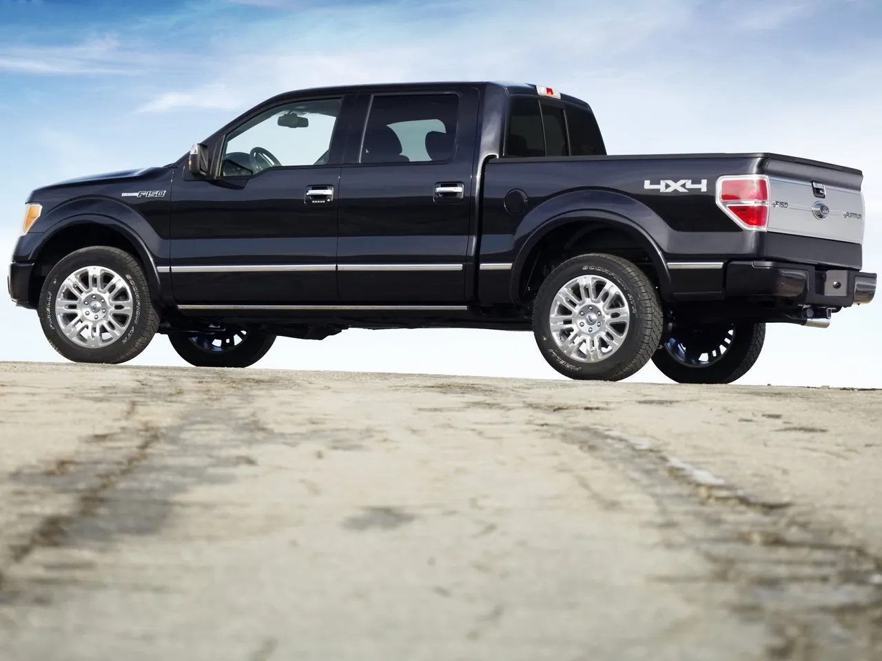 Ford F-150 Platinum (2009) – zadní tříčtvrteční pohled