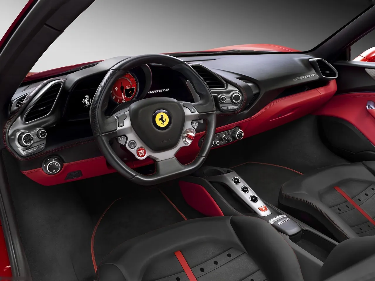Ferrari 488 GTB (2016) – interiér