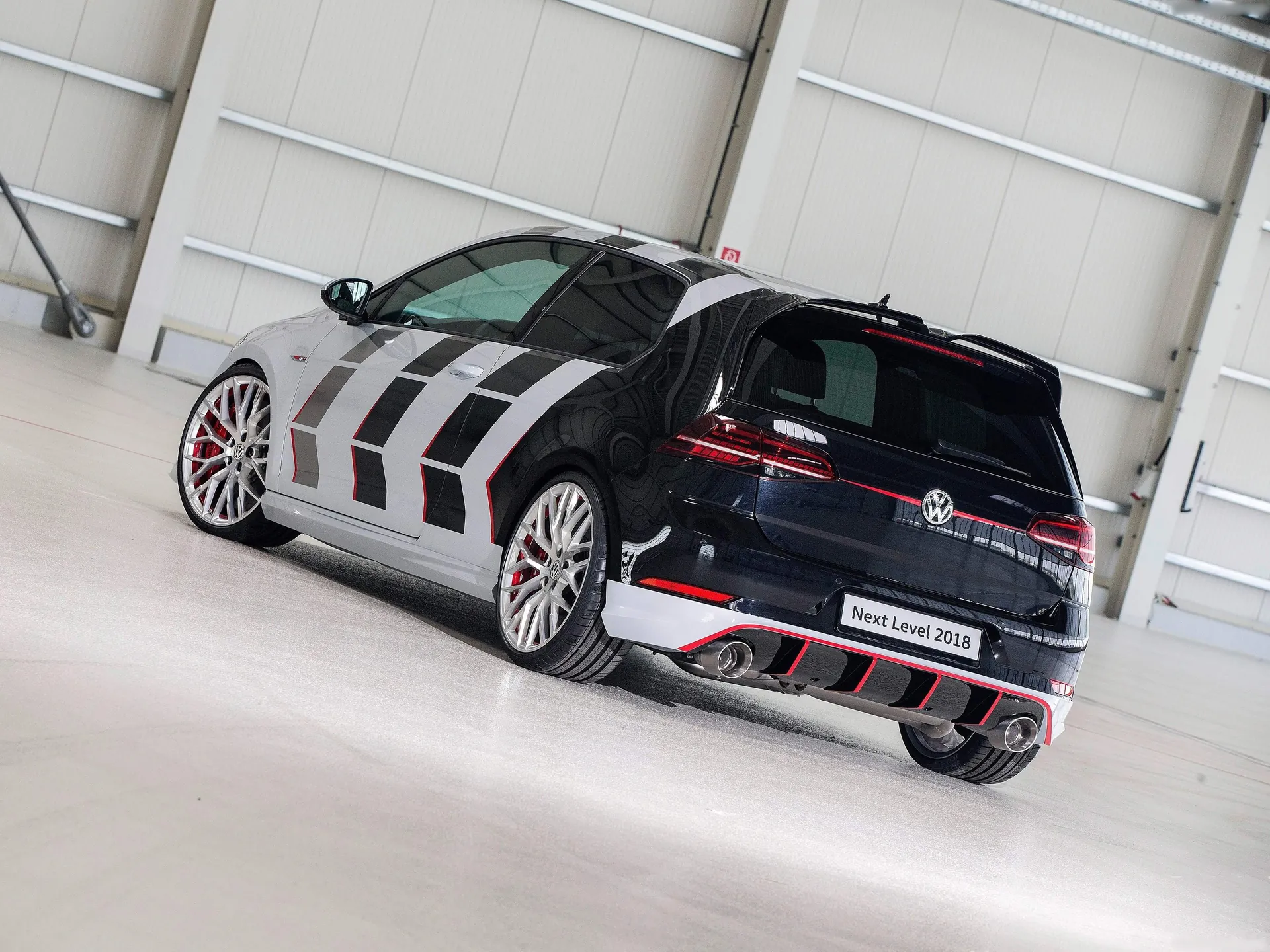 Volkswagen Golf GTI Next Level Concept (2018) - Rear Three-Quarter