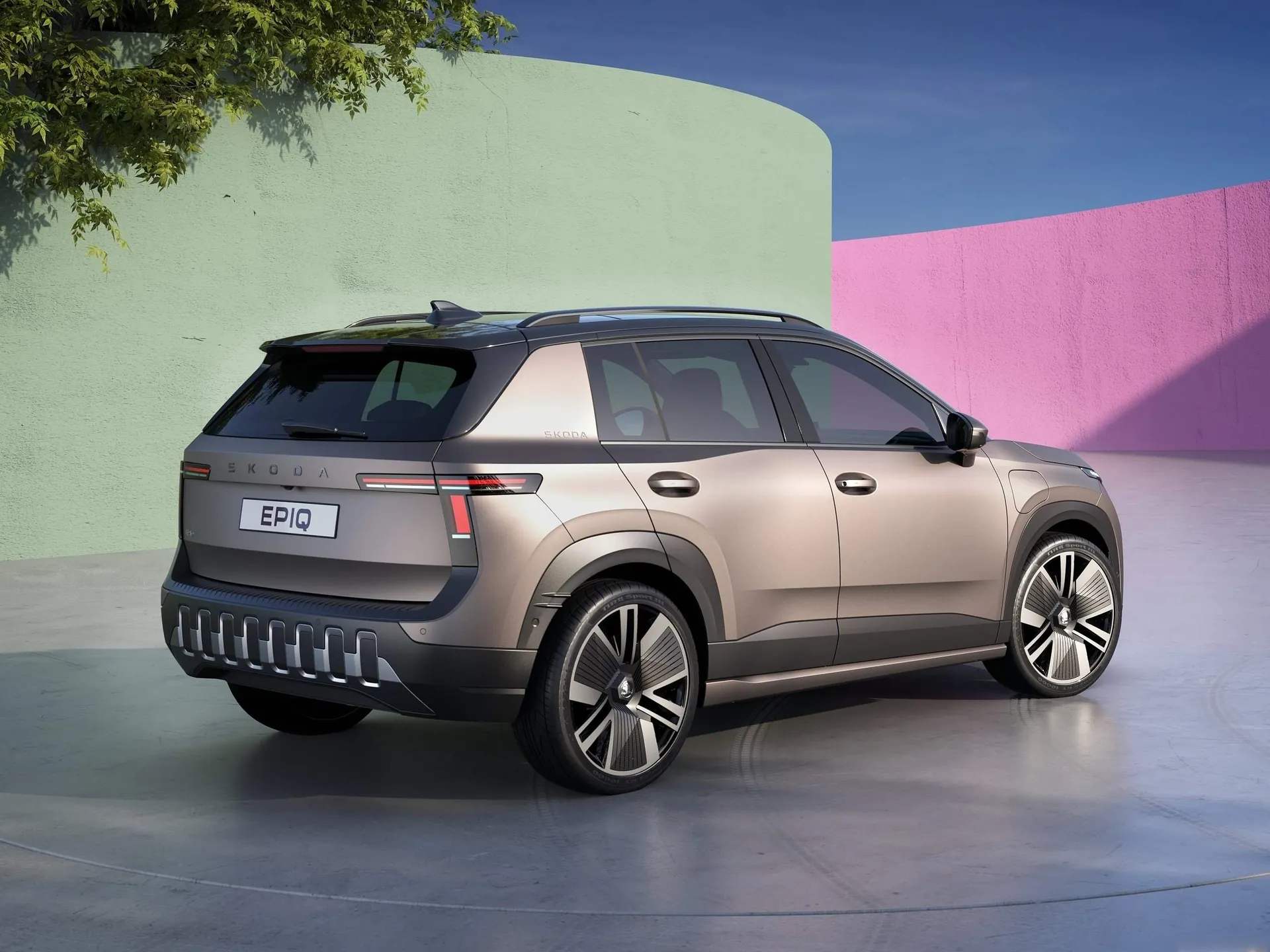 Skoda Epiq Concept (2025) – zadní tříčtvrteční pohled