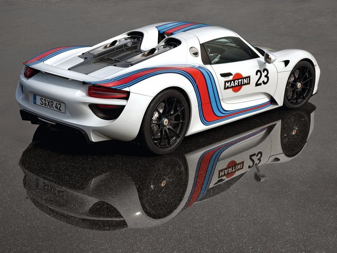 Porsche 918 Spyder Prototype (2012) - Rear Three-Quarter