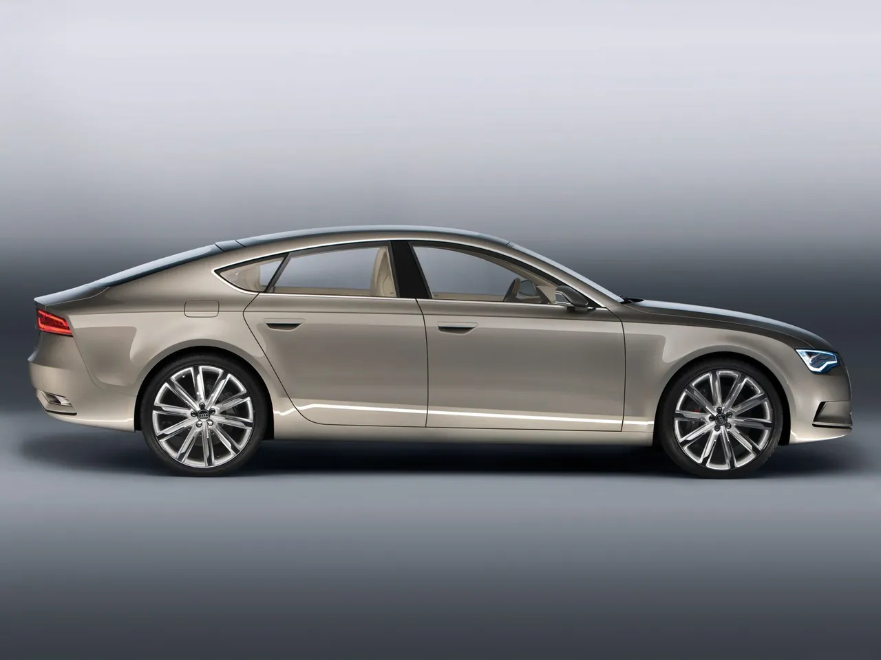 Audi Sportback Concept (2009) – boční profil