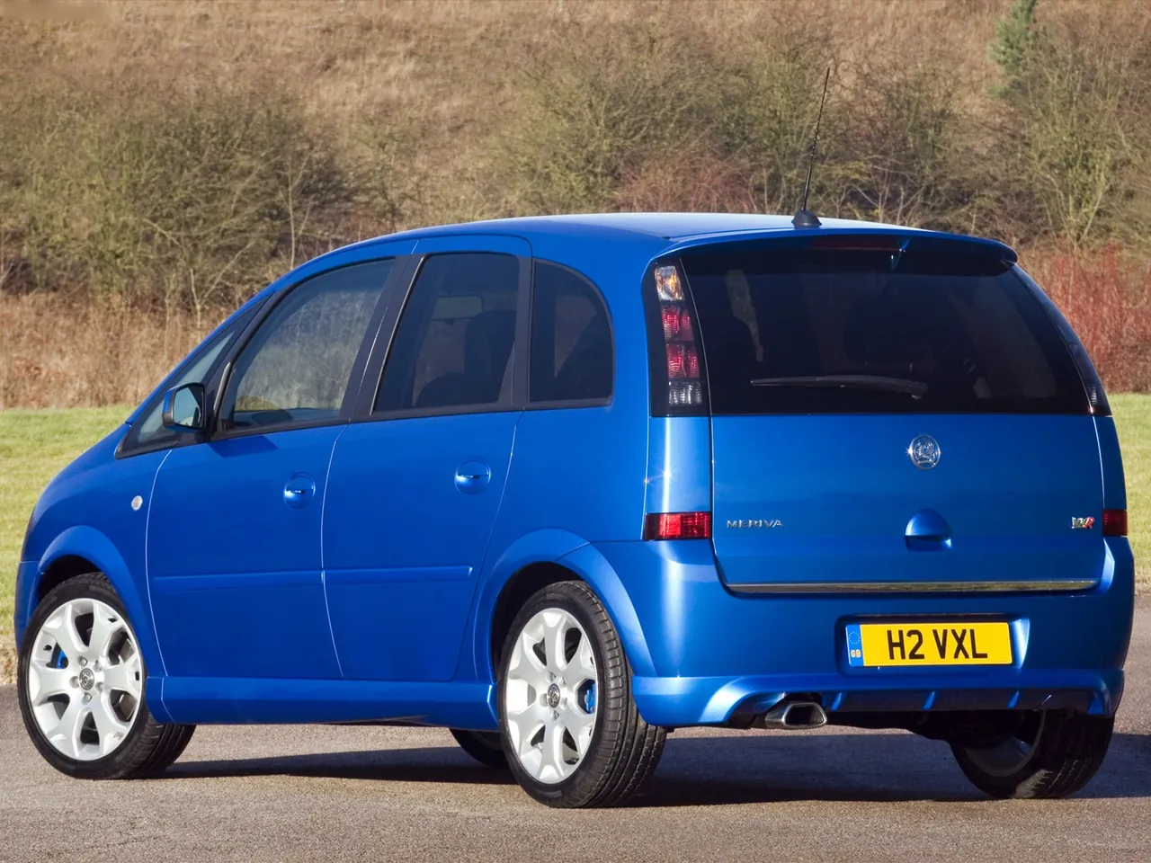 Vauxhall Meriva VXR (2006) – zadní tříčtvrteční pohled