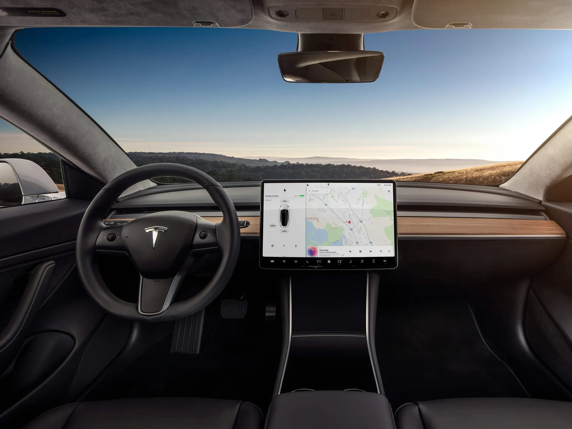 Tesla Model 3 (2018) – interiér