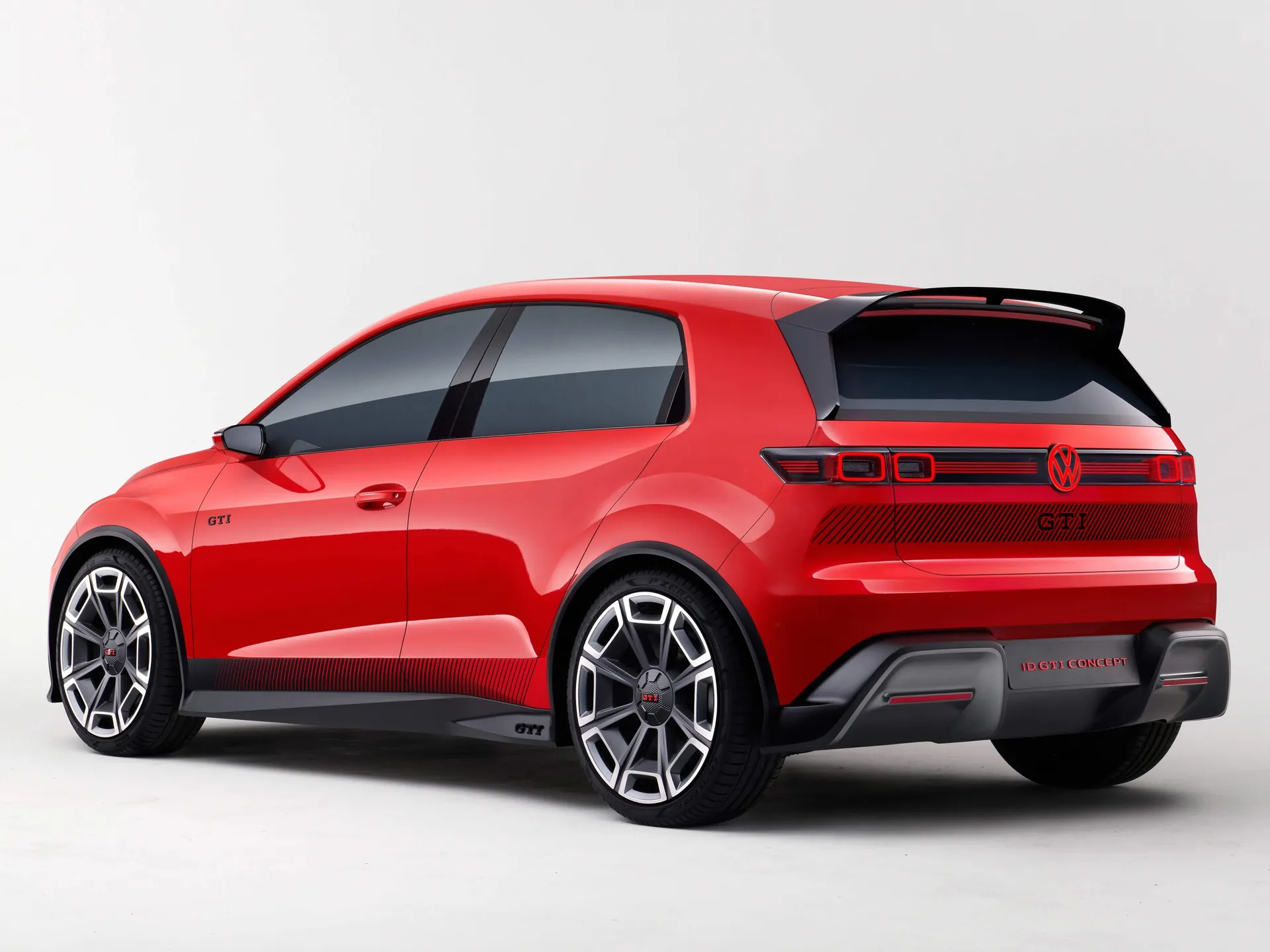 Volkswagen ID.GTI Concept (2023) – zadní tříčtvrteční pohled