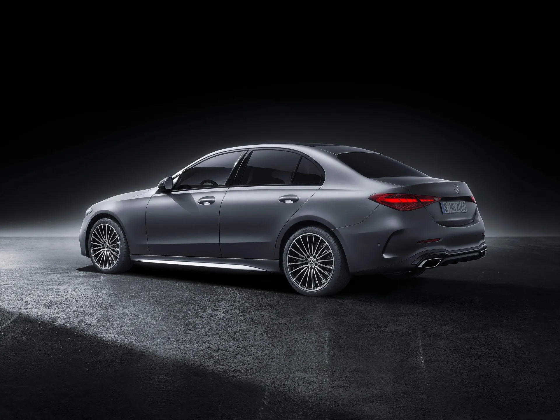 Mercedes-Benz C-Class (2022) - Rear Three-Quarter