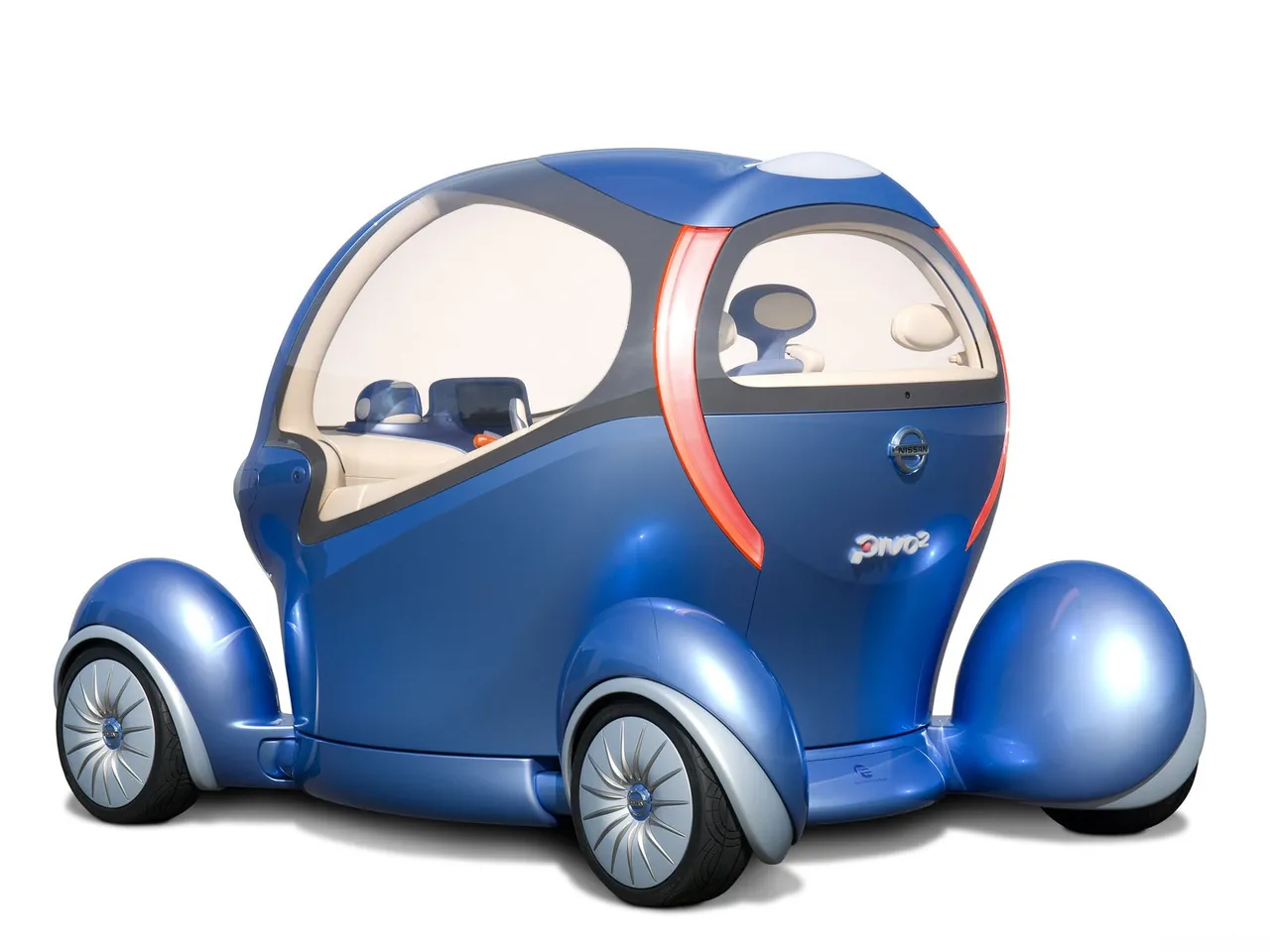 Nissan Pivo 2 Concept (2007) – zadní tříčtvrteční pohled