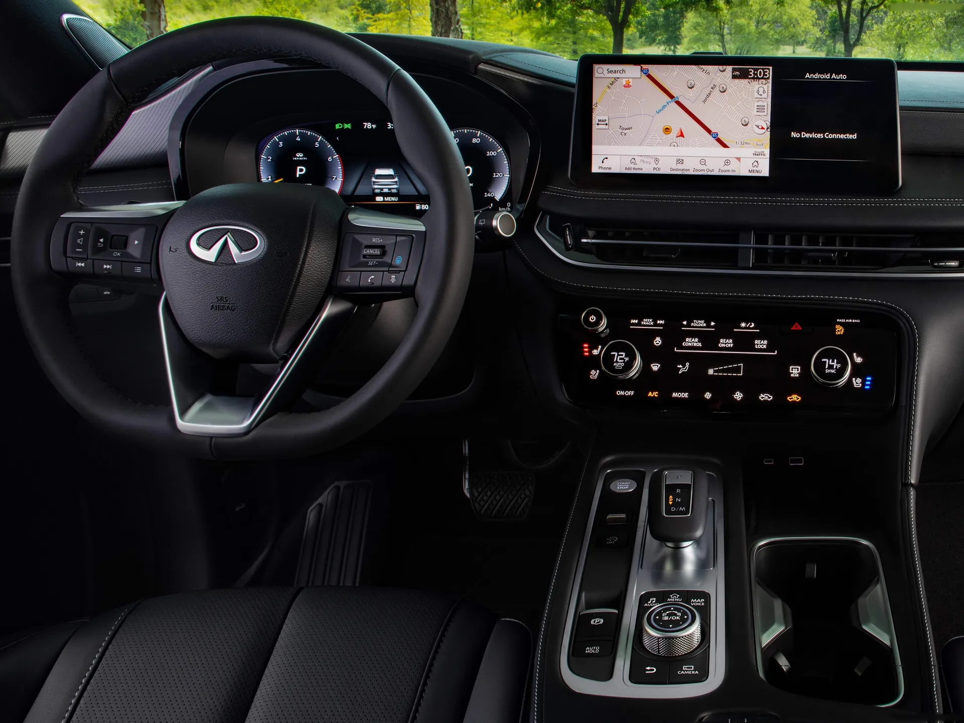Infiniti QX60 Black Edition (2025) – interiér
