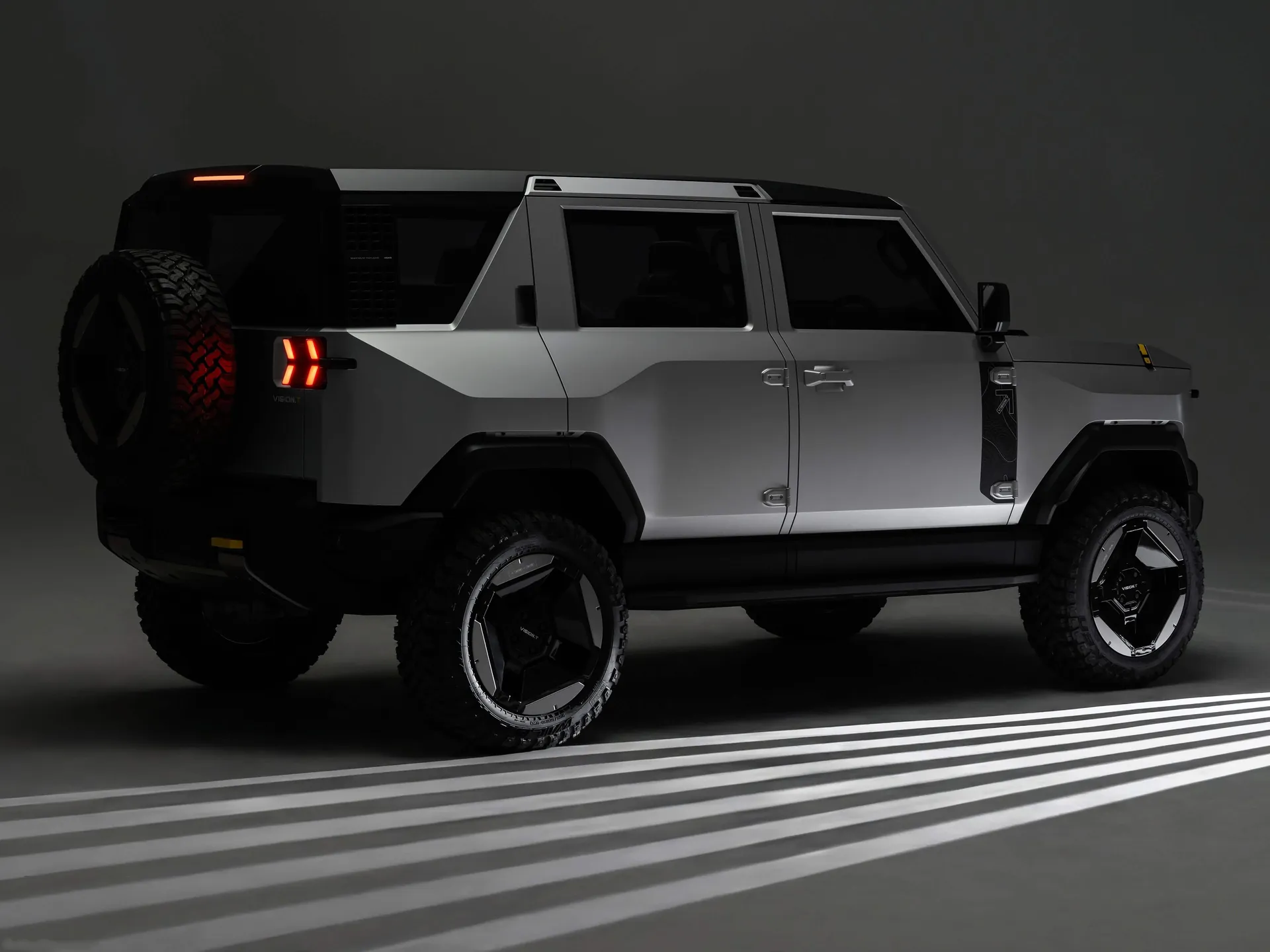 Mahindra Vision.T Concept (2025) – zadní tříčtvrteční pohled