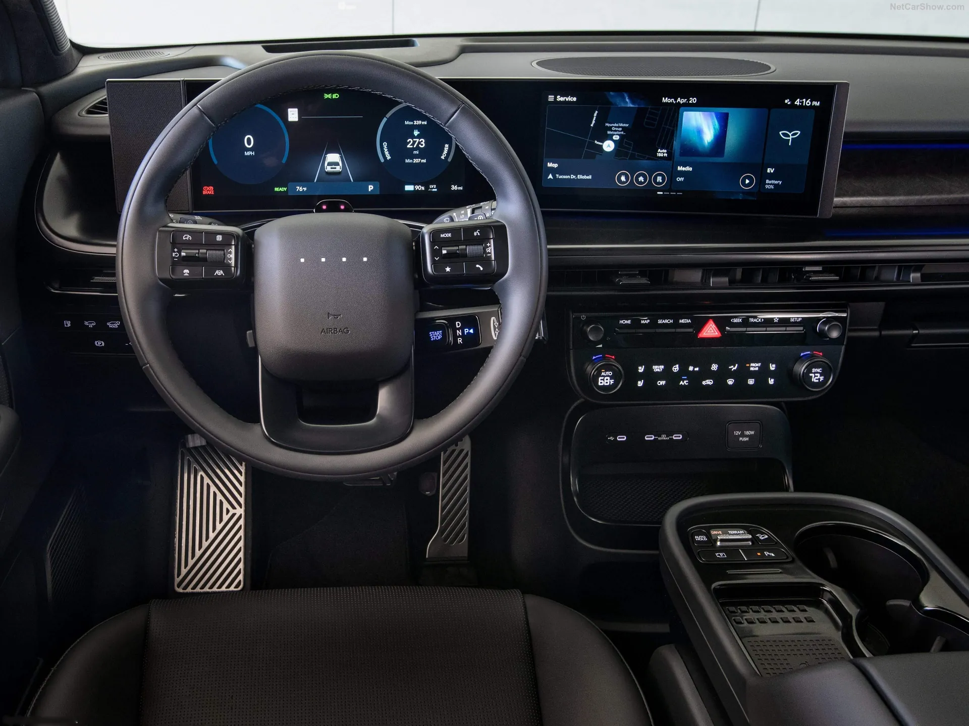 Hyundai Ioniq 9 Calligraphy Black Ink (2027) – interiér