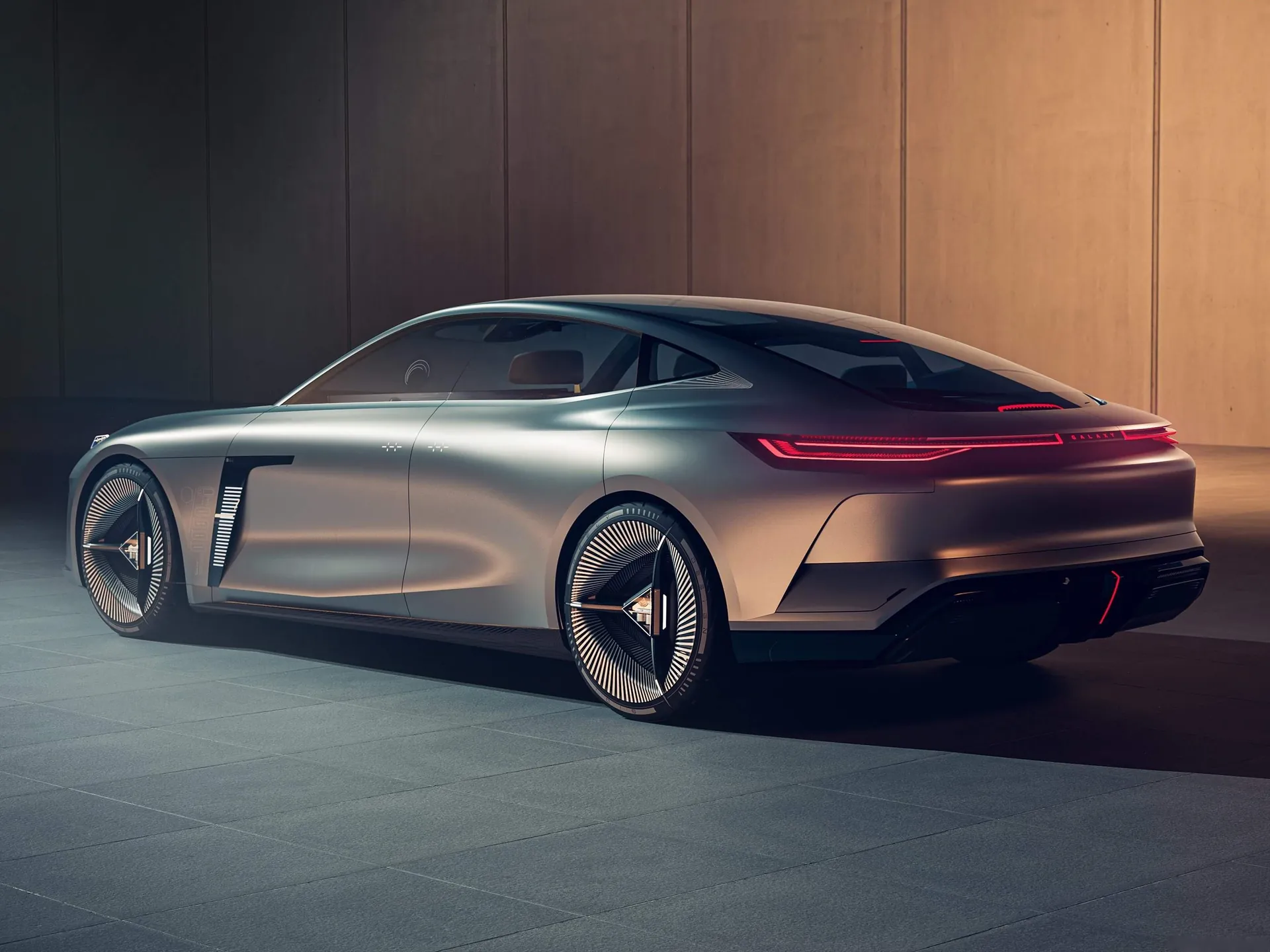 Geely Galaxy Light Concept (2023) – zadní tříčtvrteční pohled