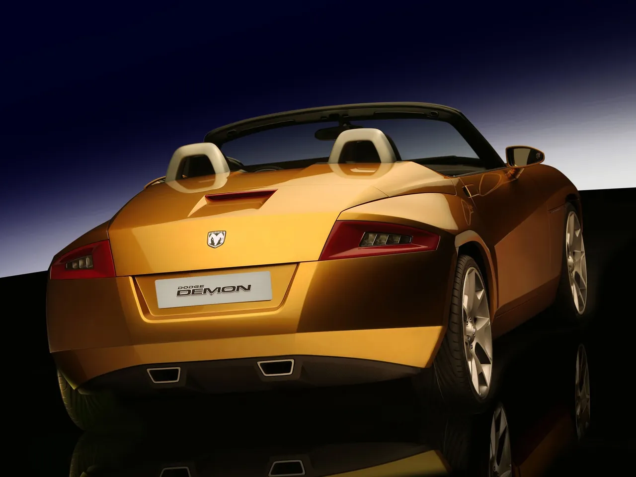 Dodge Demon Roadster Concept (2007) – zadní tříčtvrteční pohled