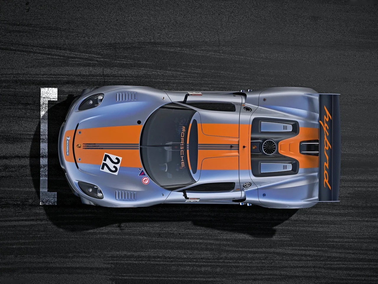 Porsche 918 RSR Concept (2011) – pohled shora