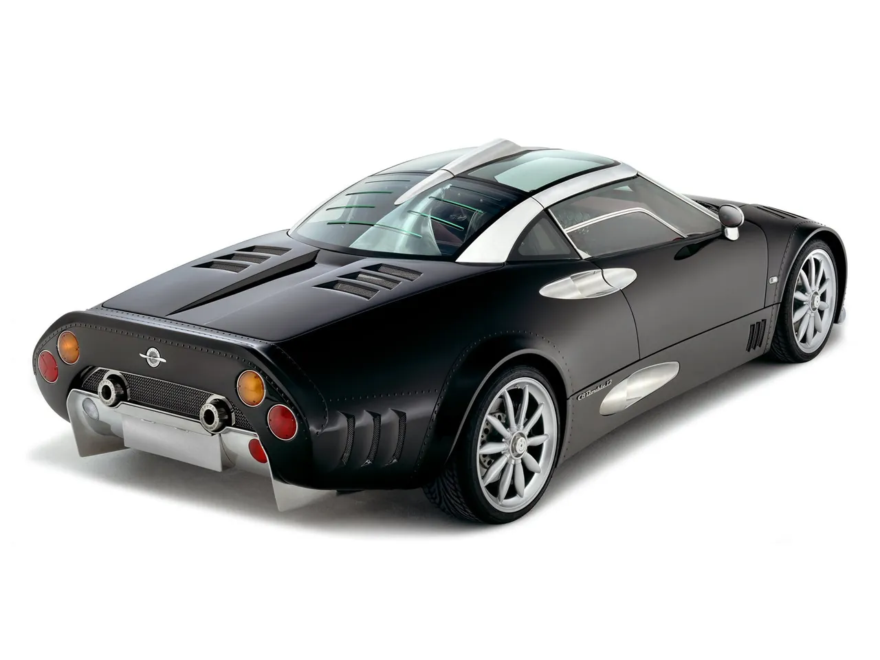 Spyker C8 Double 12 (2005) – zadní tříčtvrteční pohled