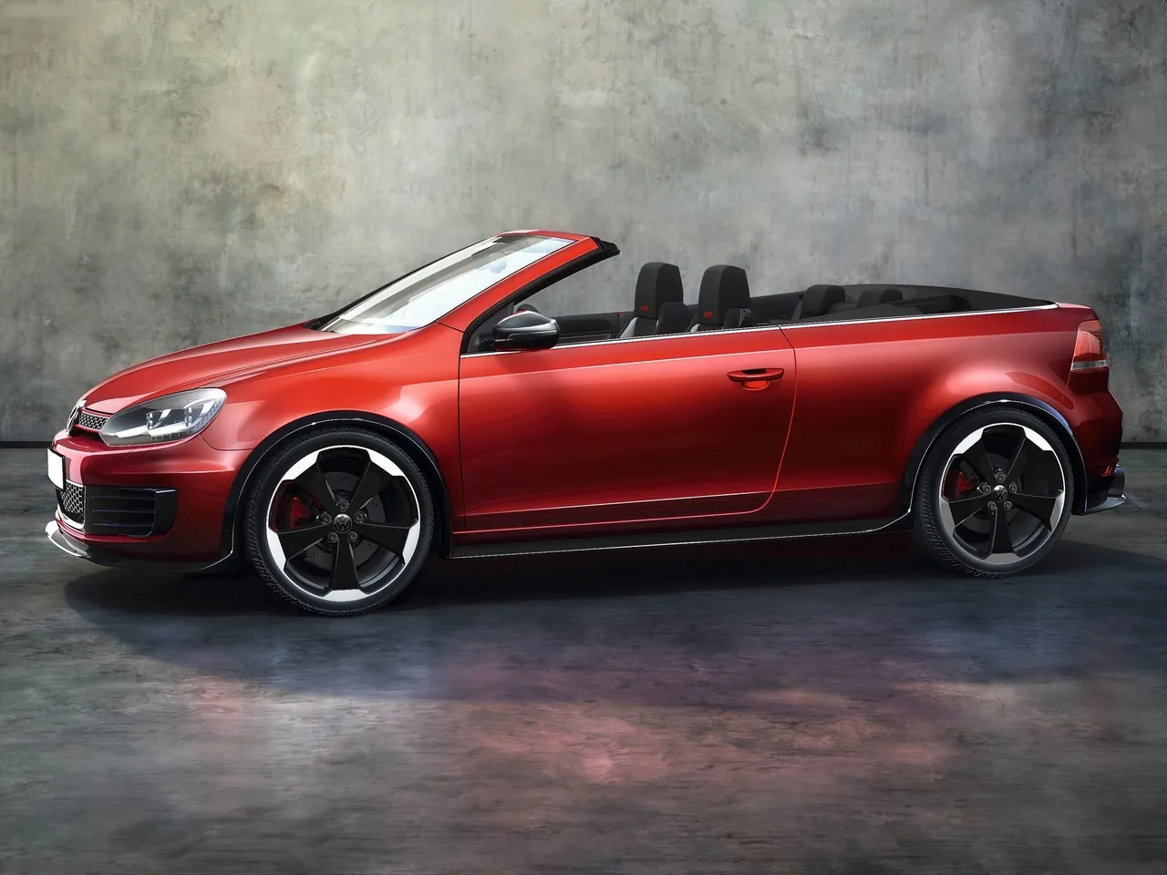 Volkswagen Golf GTI Cabriolet Concept (2011) - Side Profile
