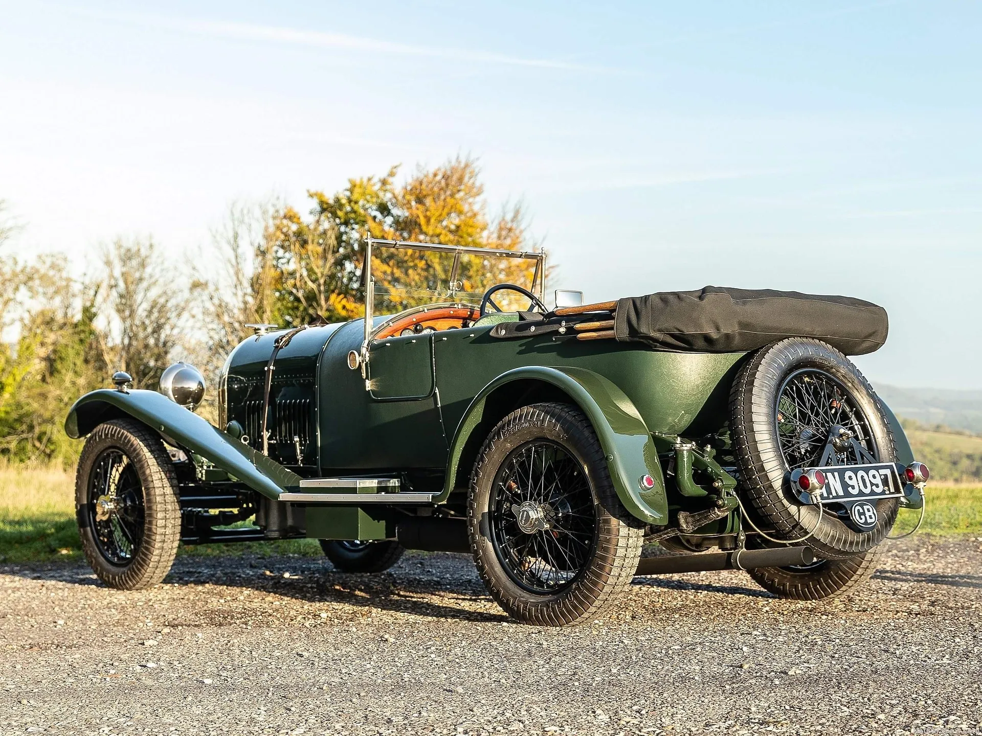 Bentley 3 Litre Speed (1926) – zadní tříčtvrteční pohled
