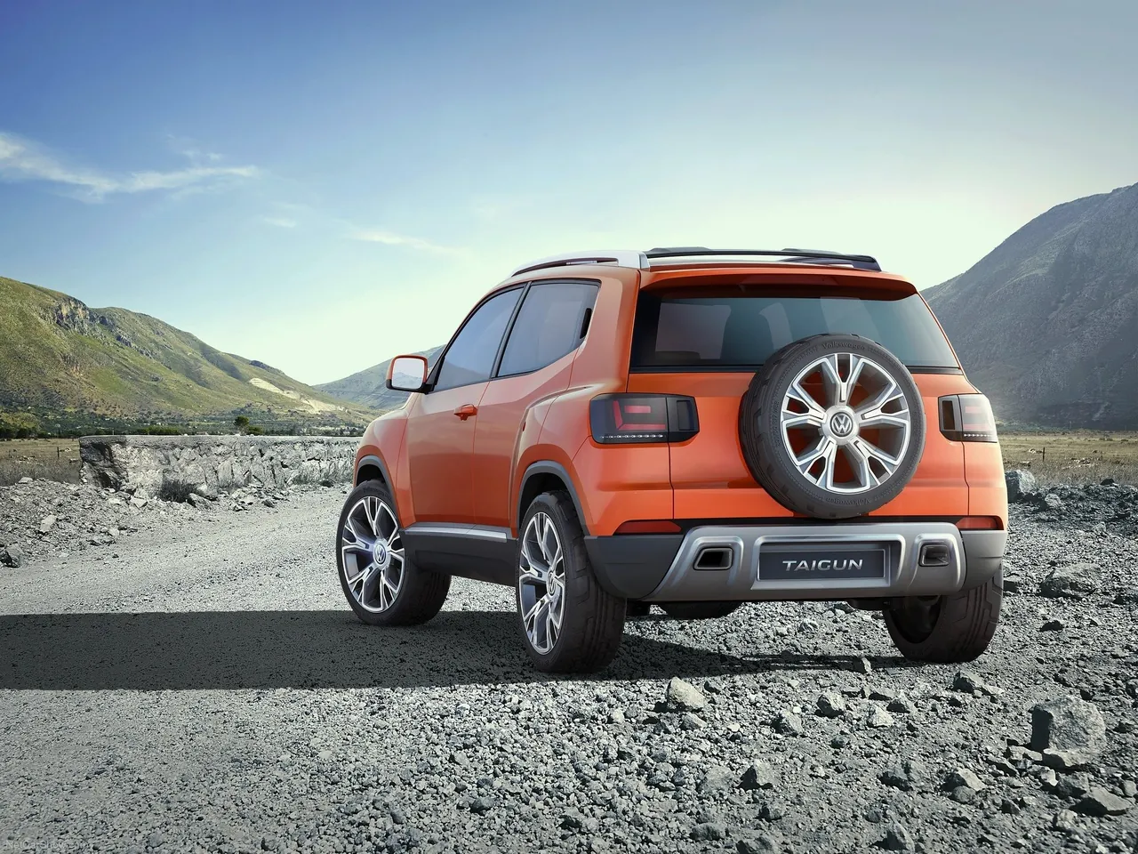 Volkswagen Taigun Concept (2014) – zadní tříčtvrteční pohled