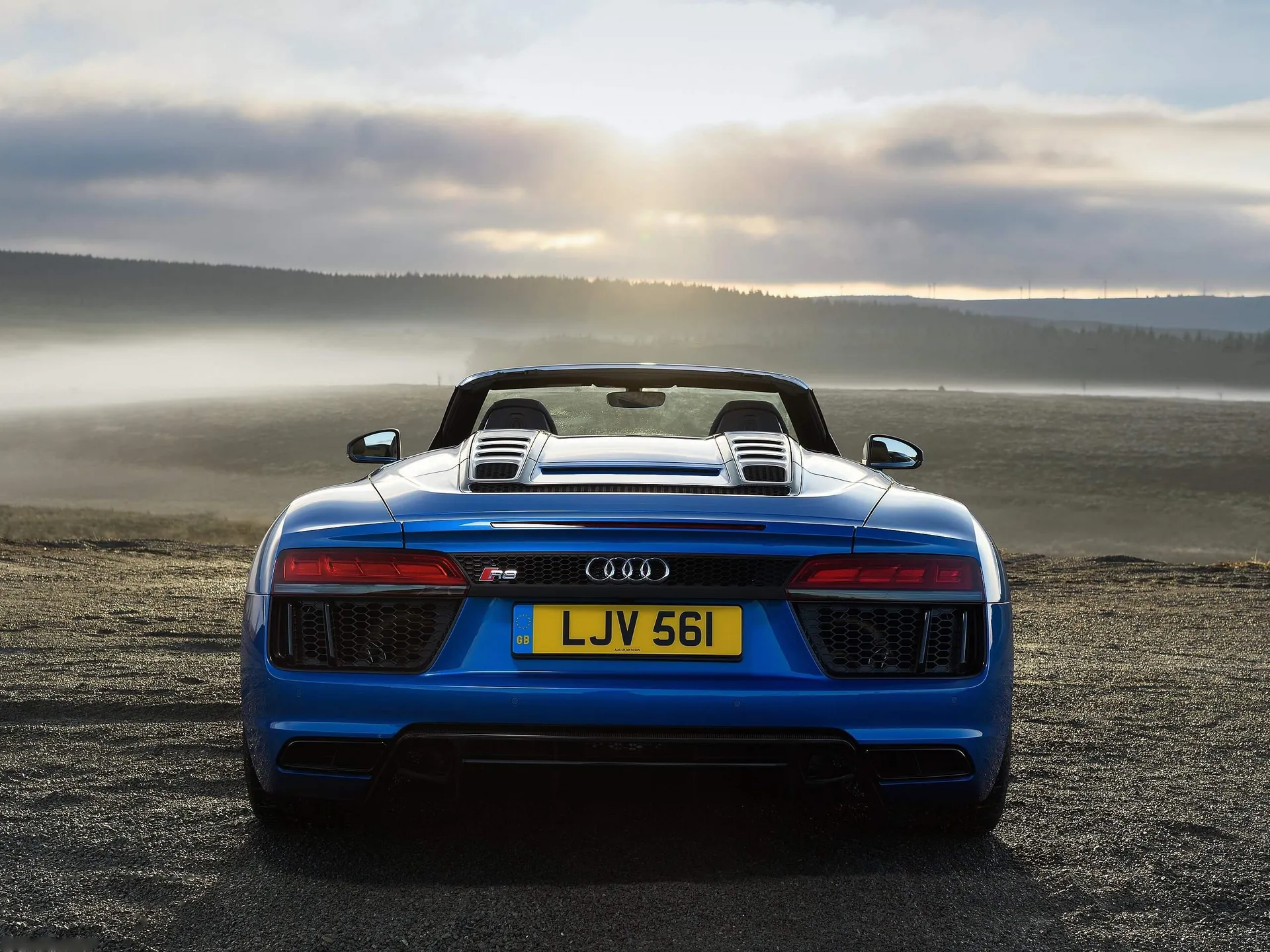 Audi R8 Spyder V10 (2017) – zezadu