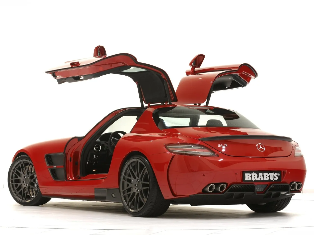 Brabus Mercedes-Benz SLS AMG Widestar (2011) – zadní tříčtvrteční pohled