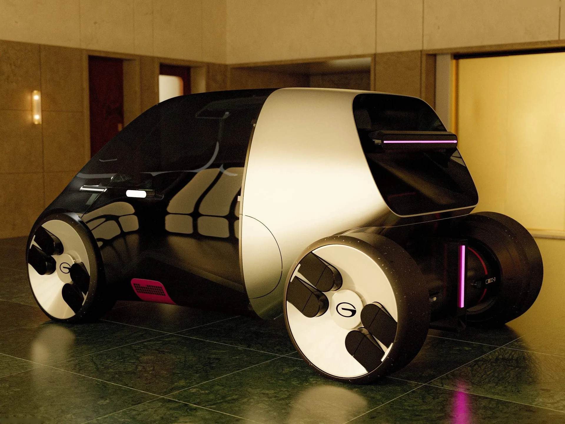 GAC City Pod Concept (2024) – zadní tříčtvrteční pohled