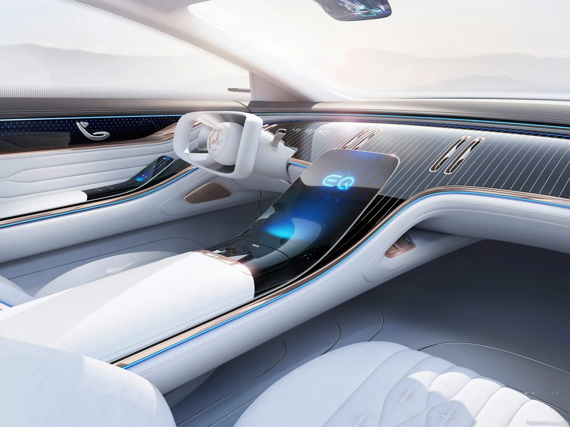 Mercedes-Benz Vision EQS Concept (2019) – interiér