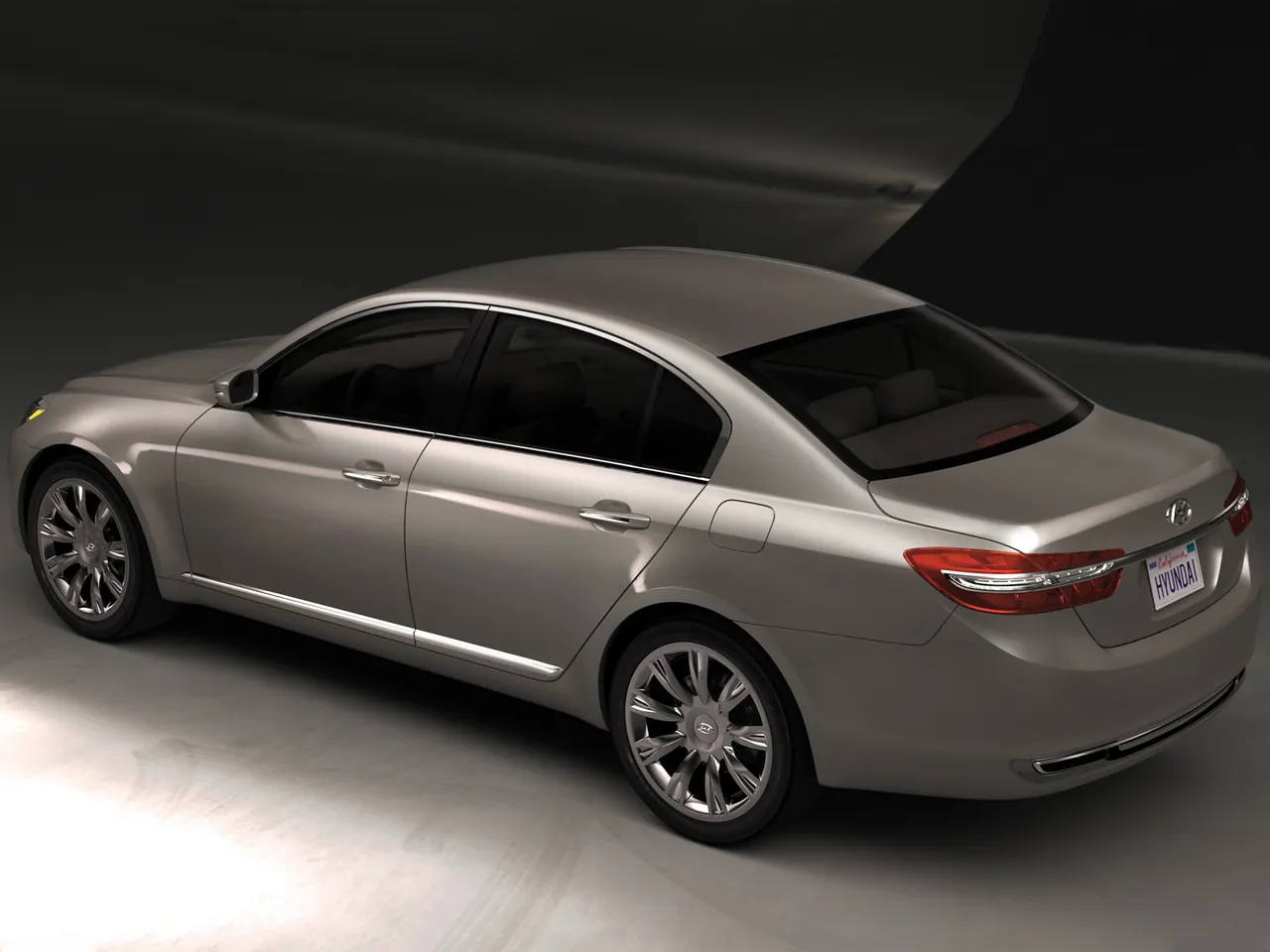 Hyundai Genesis Concept (2007) – zadní tříčtvrteční pohled