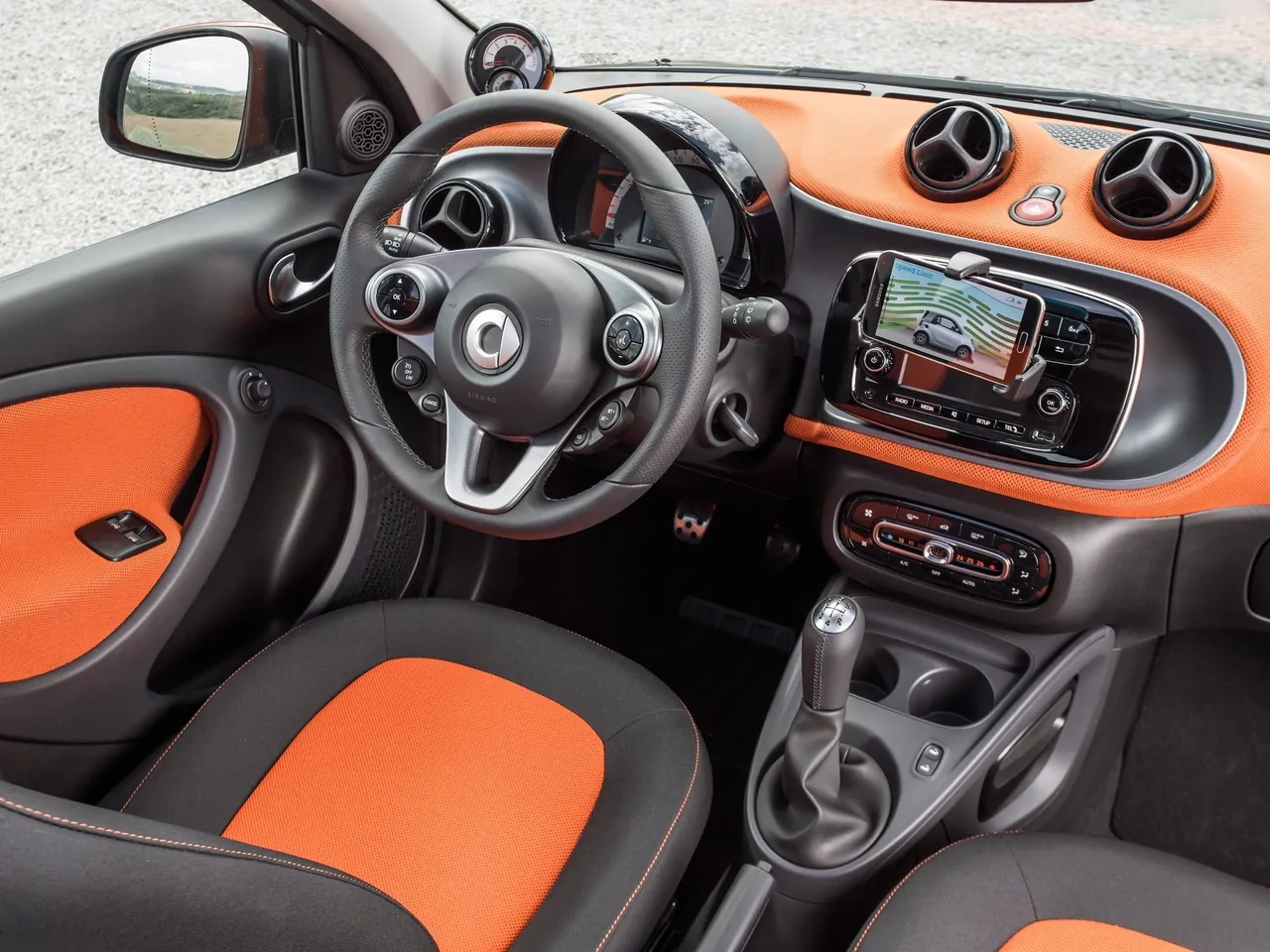 Smart forfour (2015) – interiér