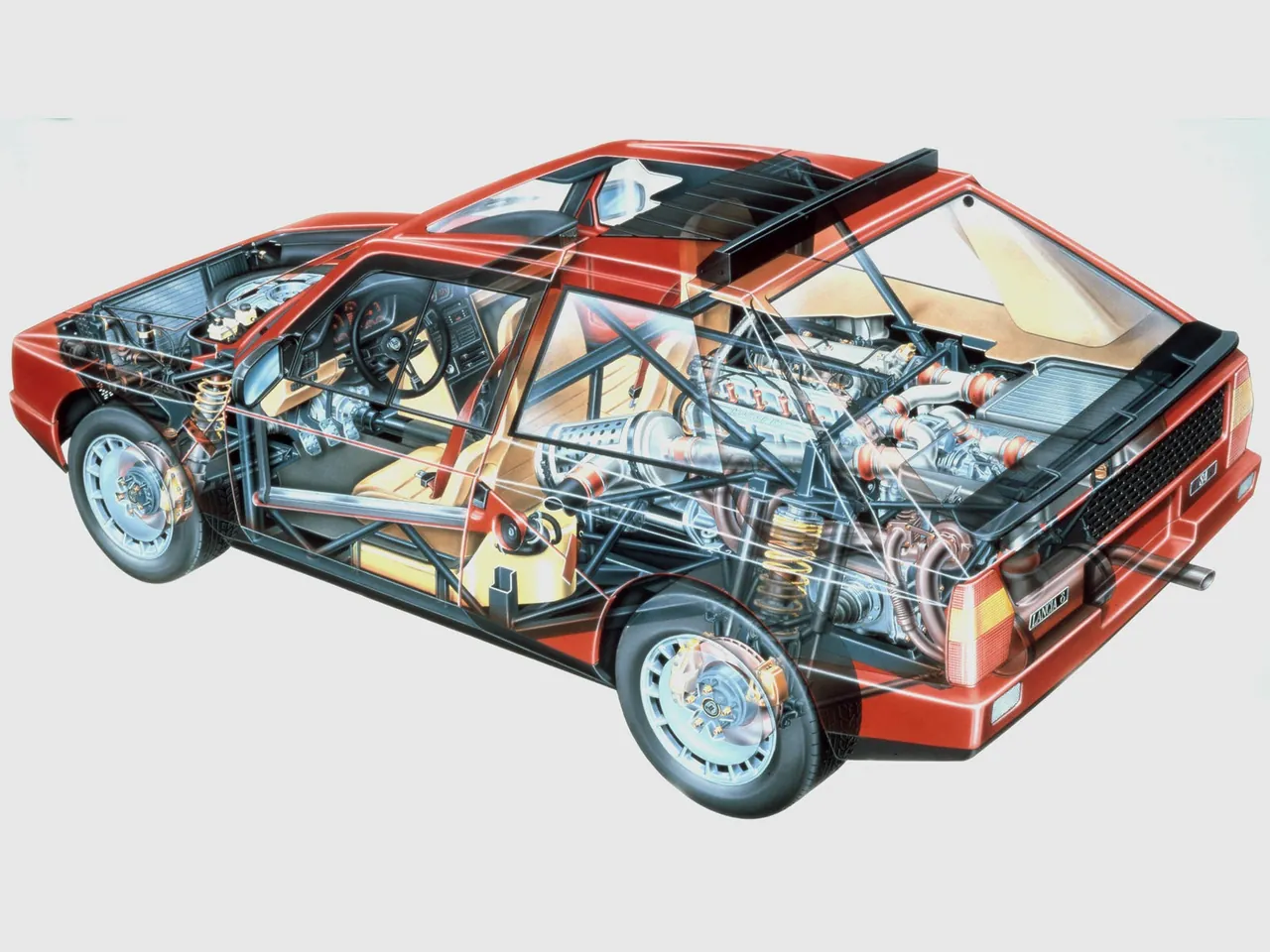 Lancia Delta S4 (1985) – technika