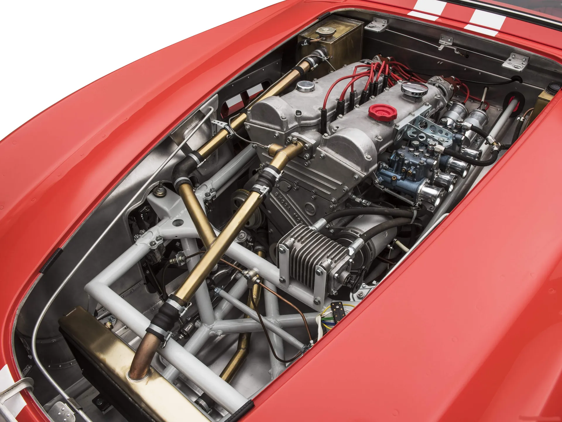 Skoda 1100 OHC Coupe (1960) – motorový prostor