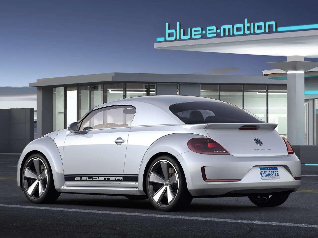Volkswagen E-Bugster Concept (2012) – zadní tříčtvrteční pohled
