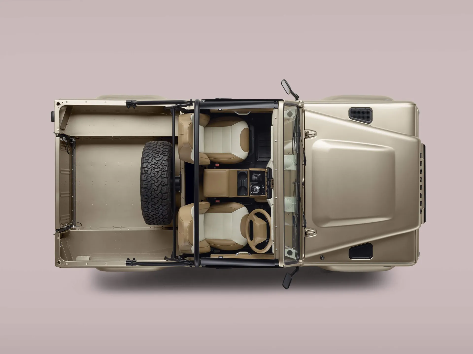 Land Rover Defender Classic V8 Soft Top (2025) - Top view
