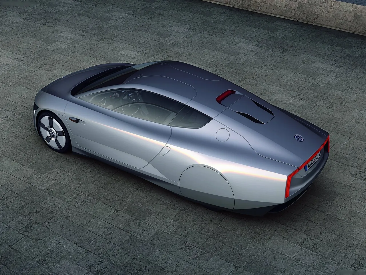 Volkswagen XL1 Concept (2011) – zadní tříčtvrteční pohled