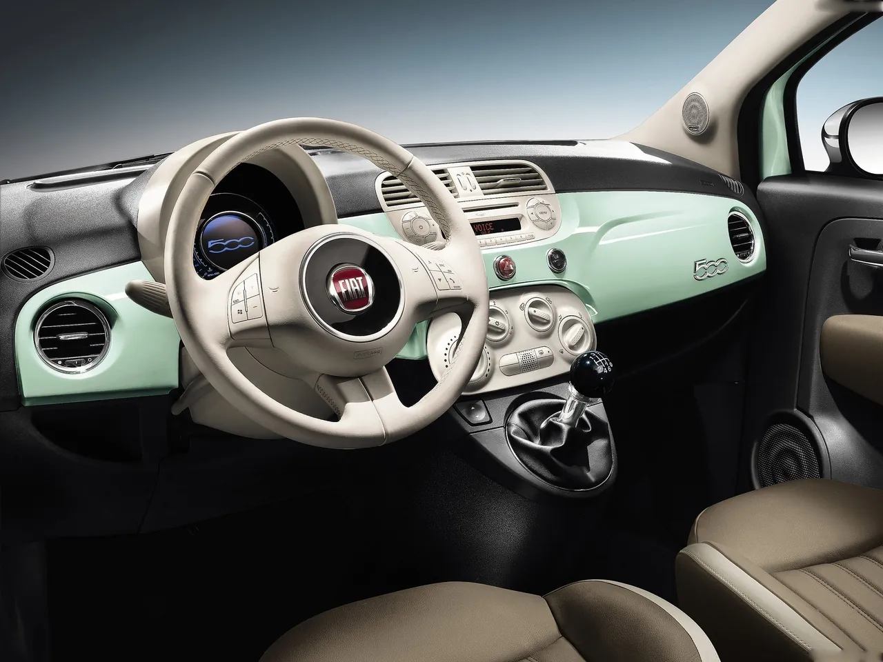 Fiat 500 Cult (2014) – interiér