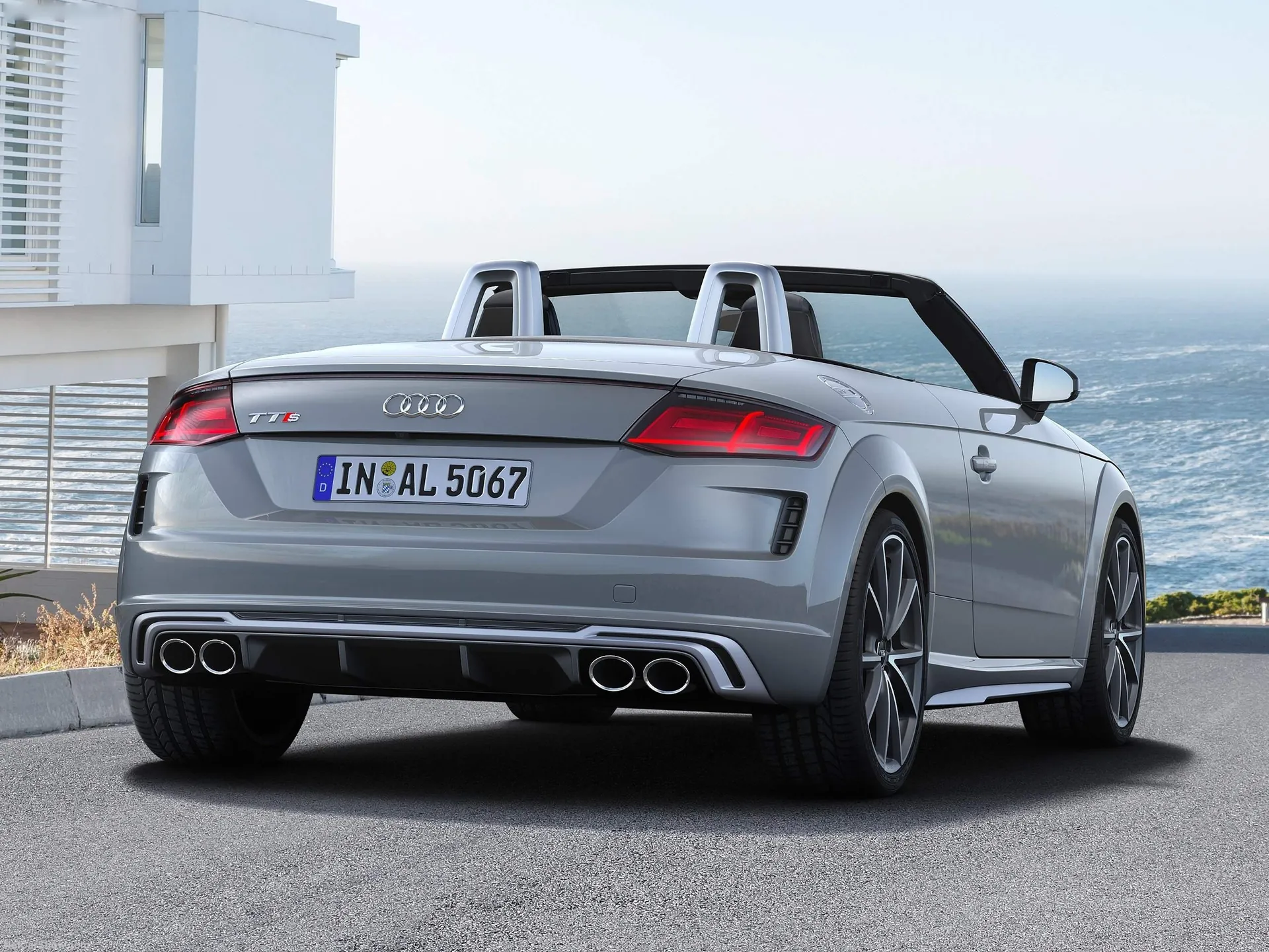 Audi TTS Roadster (2019) - Rear Three-Quarter
