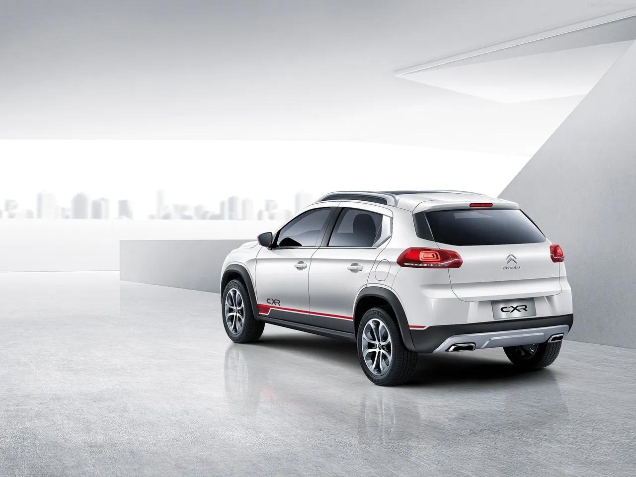 Citroen C-XR Concept (2014) – zadní tříčtvrteční pohled