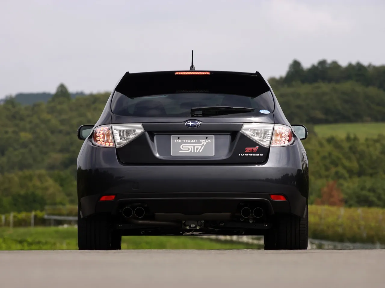 Subaru Impreza WRX STi (2008) – zezadu