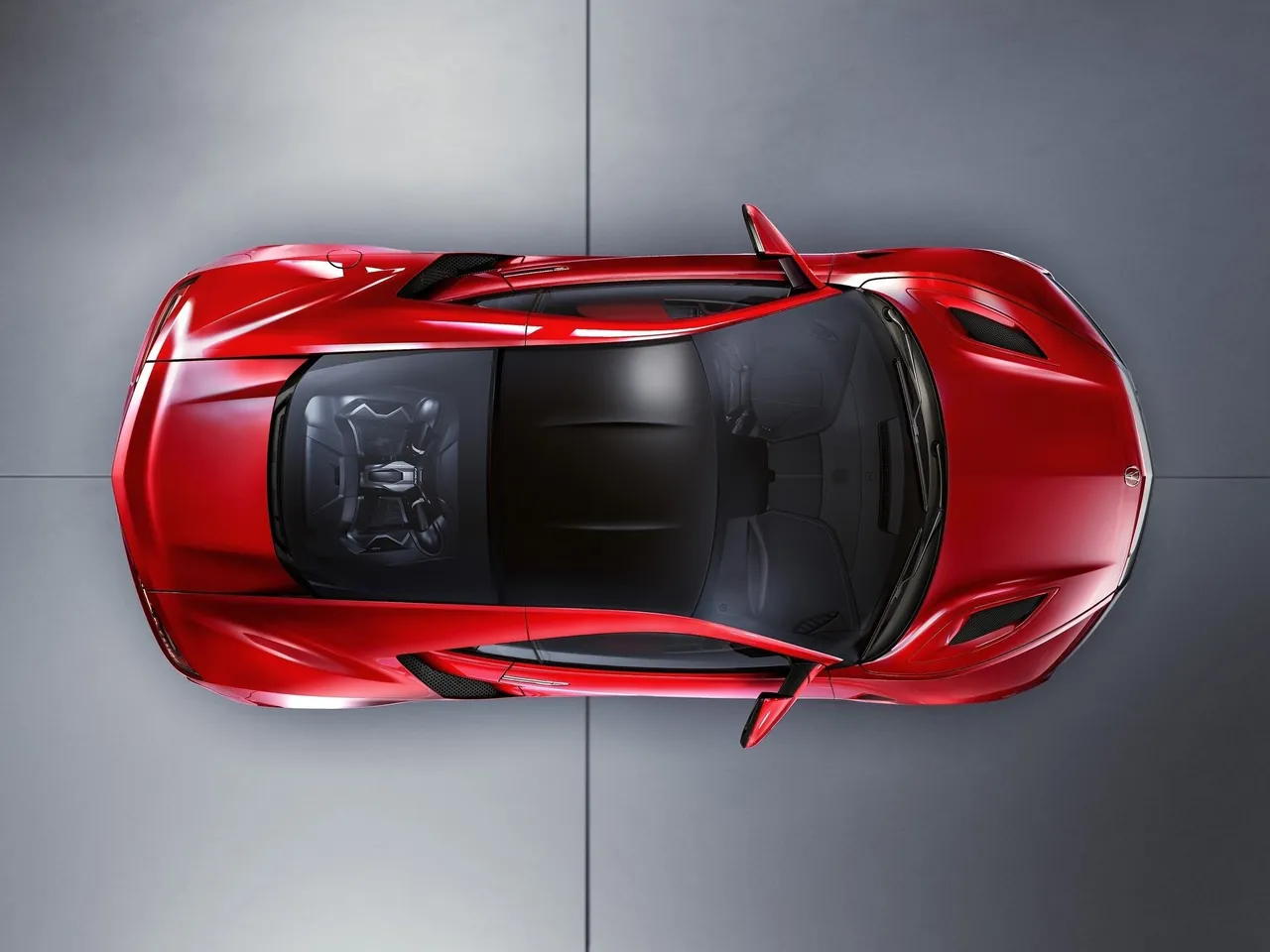 Acura NSX (2016) – pohled shora