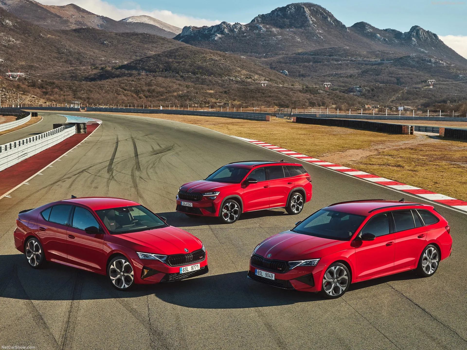 Skoda Octavia RS Combi (2025) – skupinový snímek