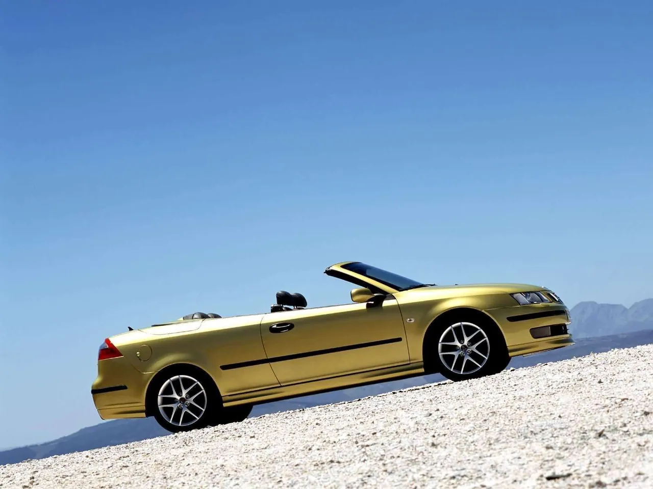 Saab 93 Convertible (2003) – boční profil