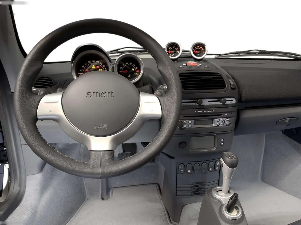 Smart Roadster Coupe (2003) – interiér