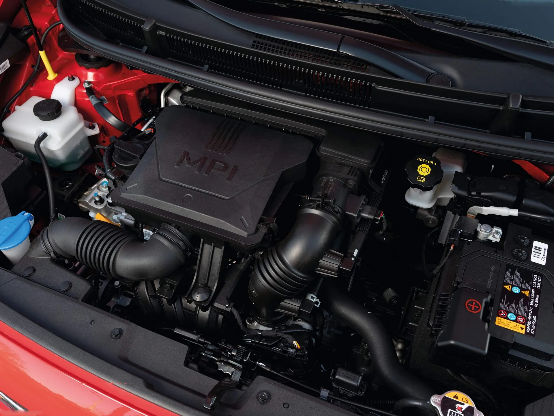 Kia Picanto (2021) – motorový prostor
