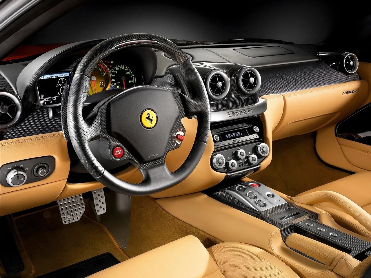 Ferrari 599 GTB Fiorano (2006) – interiér