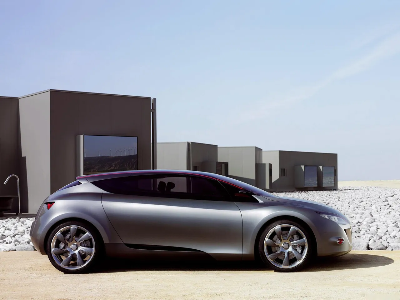 Renault Megane Coupe Concept (2008) – boční profil
