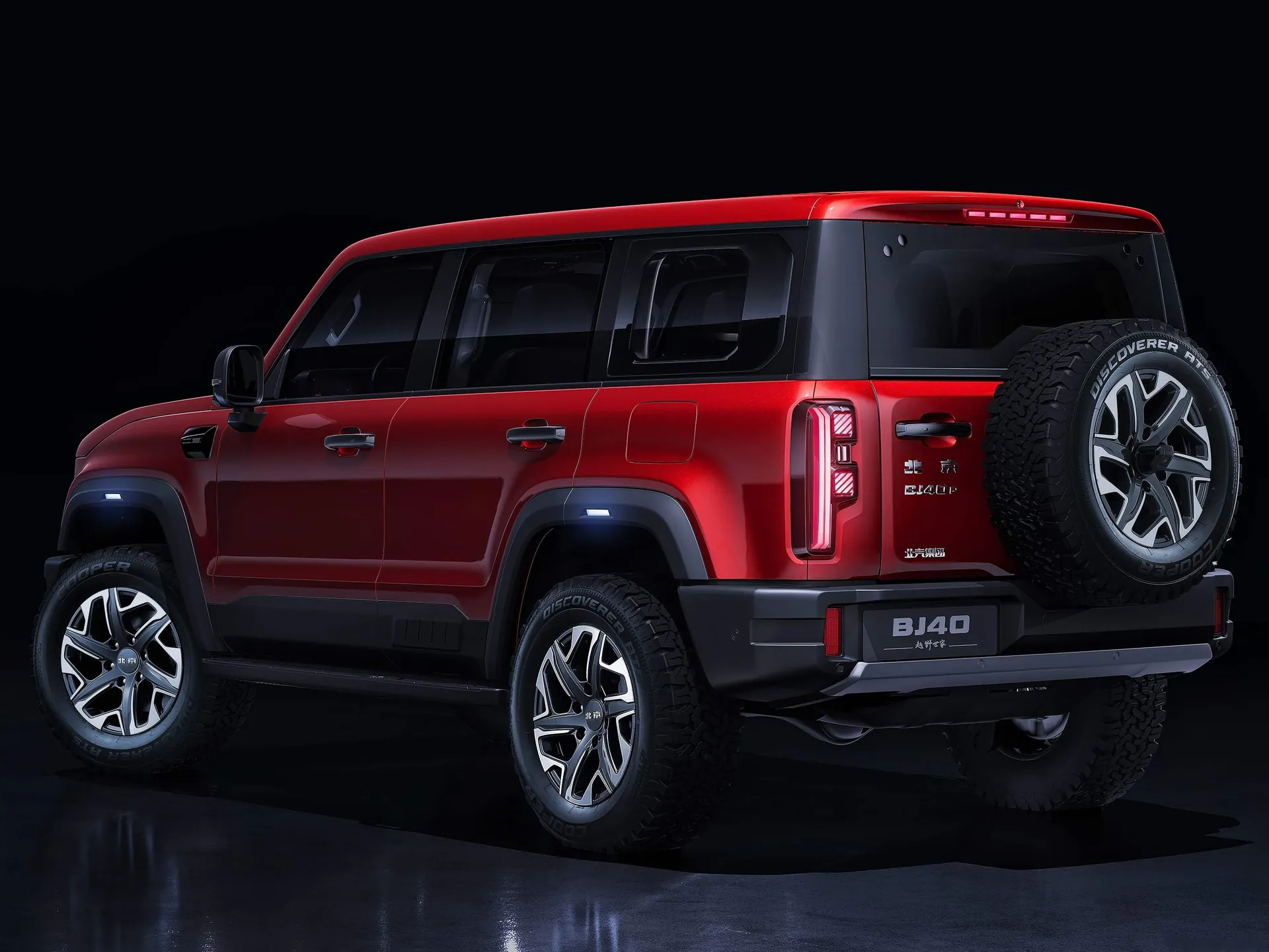 BAIC Beijing BJ40P (2024) – zadní tříčtvrteční pohled