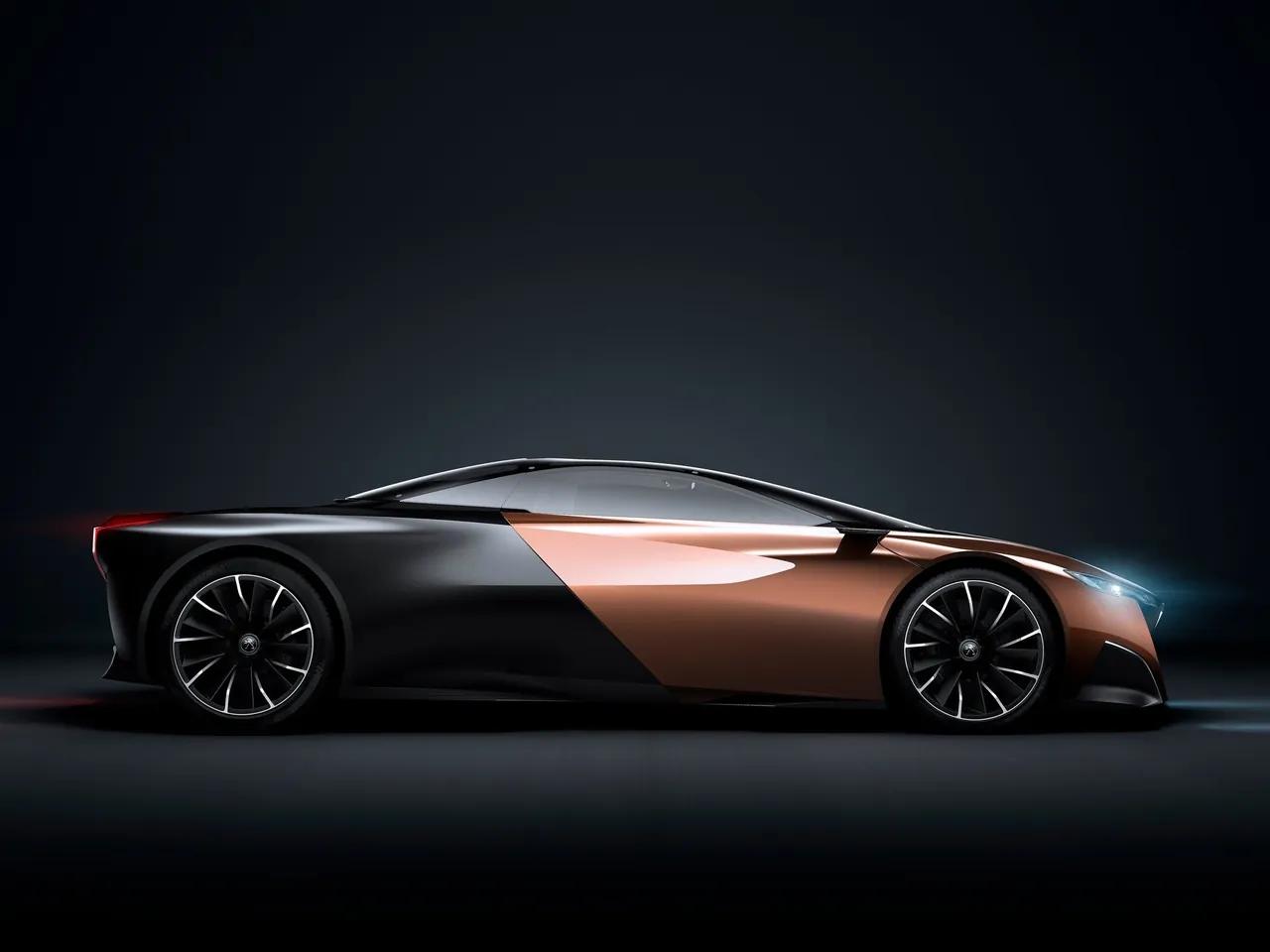 Peugeot Onyx Concept (2012) – boční profil