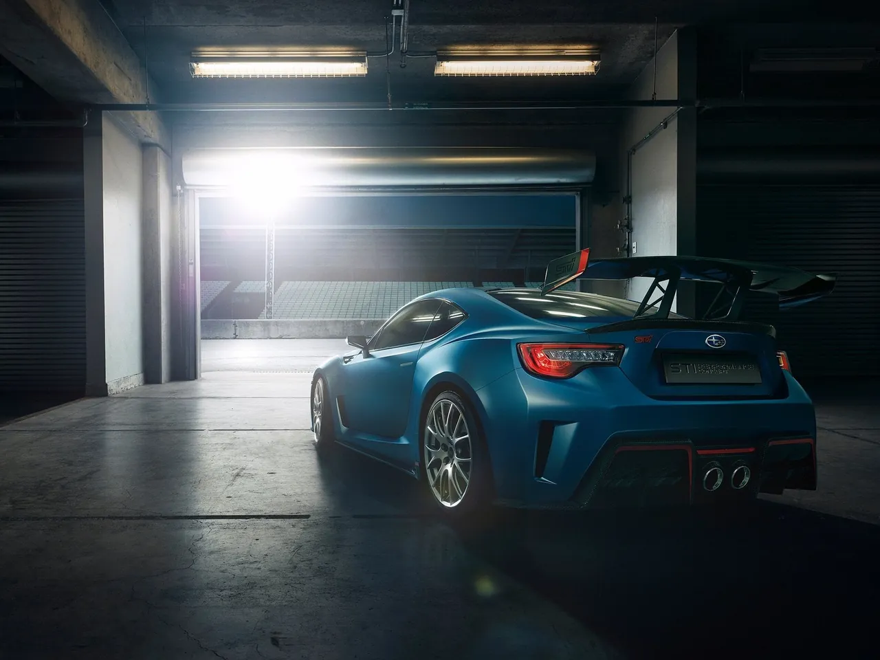 Subaru BRZ STI Performance Concept (2015) – zadní tříčtvrteční pohled