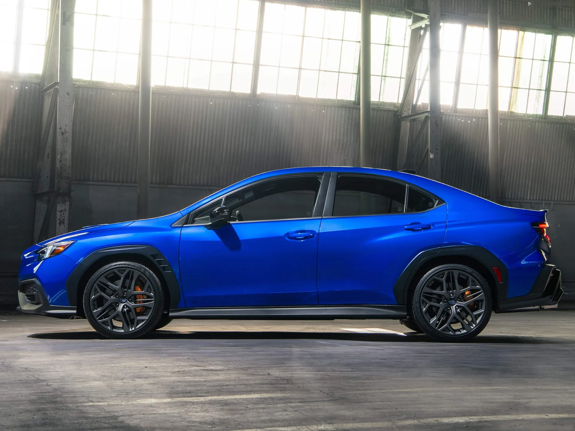 Subaru WRX tS (2025) – boční profil